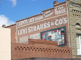 Working Man's Quilt ale Werbebanner fr Levis